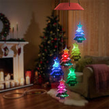 LED Solar Christmas Tree Wind Chime Lights Outdoor Garden Decor-Style 2