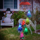 LED Solar Christmas Tree Wind Chime Lights Outdoor Garden Decor-Style 2