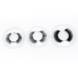 3 Pairs/Set Natural Curling Magnetic False Eyelashes with Eyelash Curler