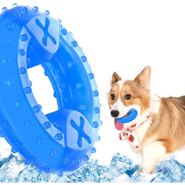 Freezable Pet Teether Cooling Chew Toy Pet Durable Teeth Cleaner