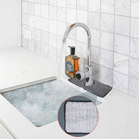 Faucet Absorbent Mat Sink Splash Guard Faucet Drip Catcher