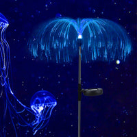 Solar Jellyfish-Shaped Ground Lights Patio Stake Walkway Lamp Outdoor Garden Decor Multicolor