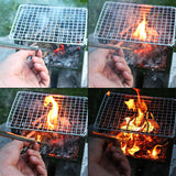 Stainless Steel Collapsible Pocket Bellow Outdoor Camping Fire Tool