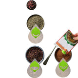 Wall-mounted Spice Bag Storage Rack with Self-adhesive Hook