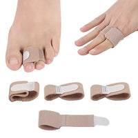 Footful Fabric Toe Supports Straightener Toe Finger Separators Bunion Hallux Valgus Corrector Protector