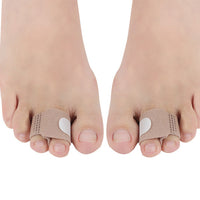 Footful Fabric Toe Supports Straightener Toe Finger Separators Bunion Hallux Valgus Corrector Protector