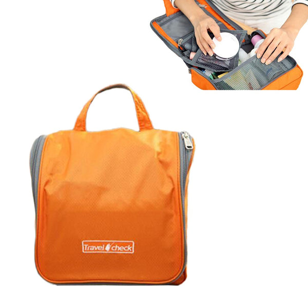 Lightweight Portable Toiletry Bag-Orange