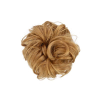 2 X Women's Messy Bun Scrunchie Hair Extensions Hair Wigs Light Blonde and Dark Blonde