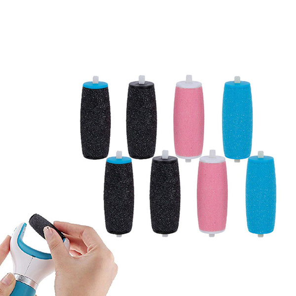 8 X Electric Callus Remover Replacement Refill Rollers Refill Heads Randomly