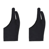 2Pcs Sketch Drawing Two Finger Glove Single Gloves