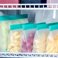 6Pcs Reusable Ziplock Leakproof Snack Bags Food Storage Bags