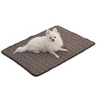 Coffee - Summer Cooling Mat Pet Bed Interior Cooling Pad for Cat Seats Dog Car Sofa Pet Bed Kennel