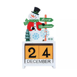 Christmas Wooden Calendar Blocks