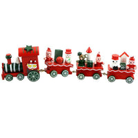 Christmas Wooden Train Ornaments