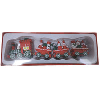 Christmas Wooden Train Ornaments