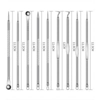 9PCS Dual Heads Blackhead Pimple Remover Tool Kit