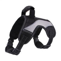 Black No Pulling Dog Harness Pet Puppy Vest for Outdoor Walking