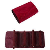 4-in-1 Detachable Makeup Bag Roll-Up Travel Cosmetic Bag