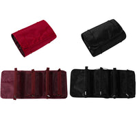 2PCS 4-in-1 Detachable Makeup Bag Roll-Up Travel Cosmetic Bag