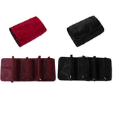 2PCS 4-in-1 Detachable Makeup Bag Roll-Up Travel Cosmetic Bag