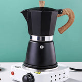 300ml Aluminum Espresso Coffee Maker 6-Cup Coffee Pot Coffee Maker