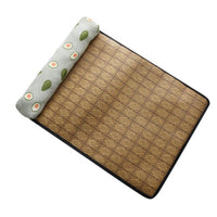 Green Pet Cooling Mat with Pillow Summer Pet Cooling Mat Pet Bed