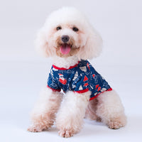 Christmas Eve Christmas Pet T-Shirt Pet Dog Cute Clothing Christmas Cute Costume