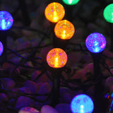 10 in 1 Outdoor Solar Bubble Ball String Lights-Multicolor Light