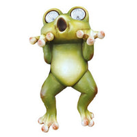 Frog Figurines Solar Light Outdoor Garden Decor