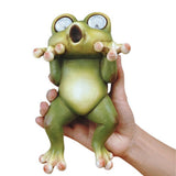 Frog Figurines Solar Light Outdoor Garden Decor