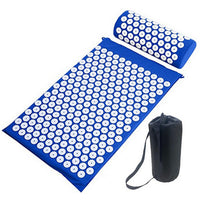 Body Massager Acupressure Cushion Mat Blue