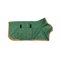 FancyGrab Pet Bathrobe Clothes Absorbent Towel Green