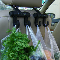 5 Pcs Car Seat Back Storage Double Hanger Holders