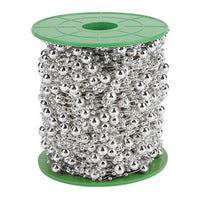 30M Fishing Line Artificial Pearls String-Silver