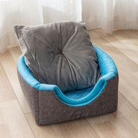 Dual-use Pet Nest Small Size-Blue