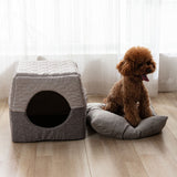 Dual-use Pet Nest Small Size-Grey