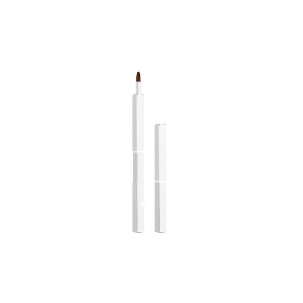 Portable Retractable Lip Brush White