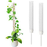 2Pack Set Moss Poles Indoor Outdoor Climbing Plant Support Extension Sticks