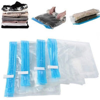 4Pcs Hand Rolling Clothes Compression Storage Bags