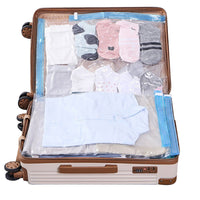 4Pcs Hand Rolling Clothes Compression Storage Bags