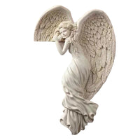 Door Frame Angel Wing Wall Sculpture Ornament Garden Decor -Style 2