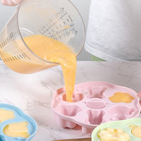 Silicone Baby Food Freezer Tray Cake Mould Pudding Mould with Lid