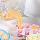 Silicone Baby Food Freezer Tray Cake Mould Pudding Mould with Lid