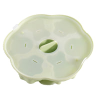 Silicone Baby Food Freezer Tray Cake Mould Pudding Mould with Lid-Green