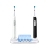 Electric Toothbrush Head Storage Box Toothbrush Holder with Charger Base Stand Hole for Oral B-Style 2