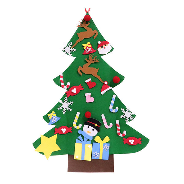 Kids DIY Felt Christmas Tree Christmas Ornaments Xmas Decoration -Style 3