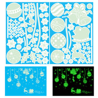 Christmas Glow in the Dark Window Decoration Stickers-Style 4