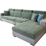 Sofa Cushion Cover High Stretch Sofa Seat Slipcover Protector 3 Seat-Green