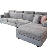 Sofa Cushion Cover High Stretch Sofa Seat Slipcover Protector 3 Seat-Grey