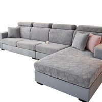 Sofa Cushion Cover High Stretch Sofa Seat Slipcover Protector Single Seat-Grey